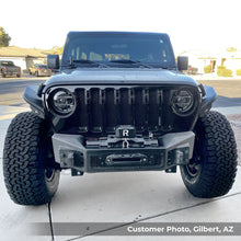 Load image into Gallery viewer, Go Rhino 331100T Rockline Winch-Ready Front Stubby Bumper For Jeep for Select Jeep Gladiator, Jeep Wrangler, Jeep Wrangler JK