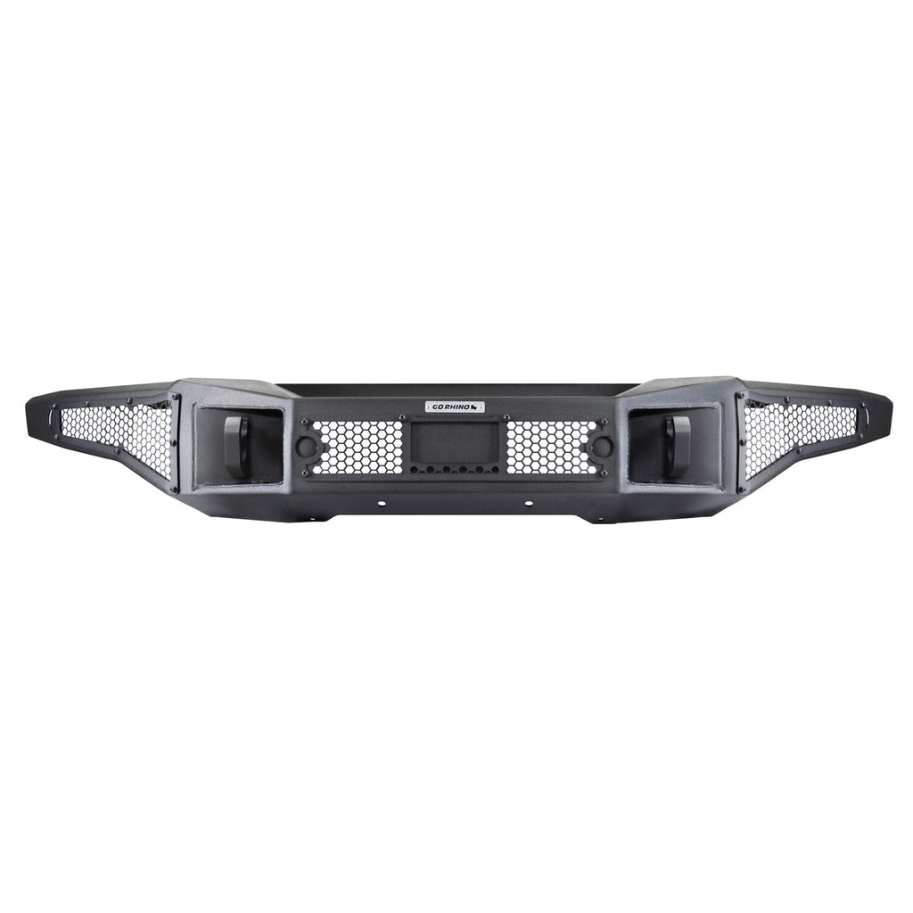 Go Rhino 331400T Rockline Winch-Ready Front Full Width Bumper For Ford Bronco for Select Ford Bronco