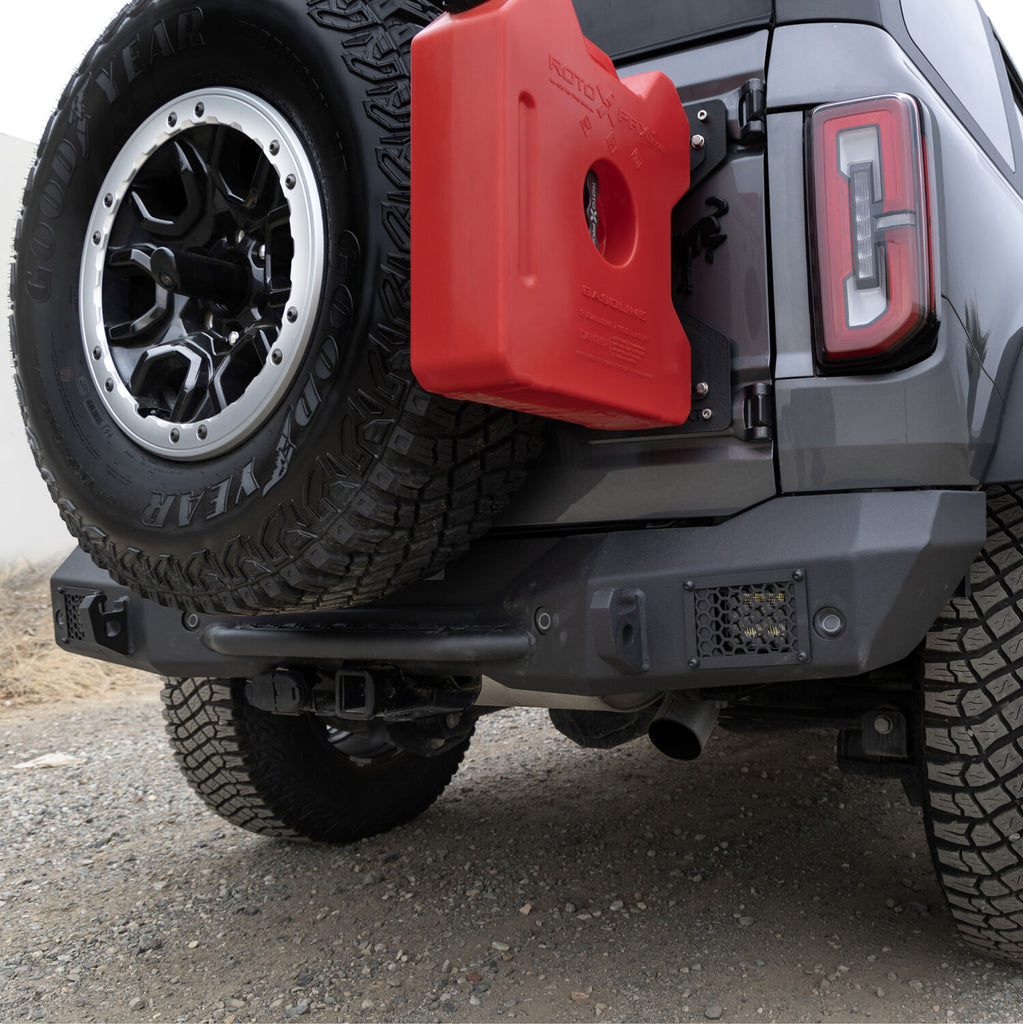 Go Rhino 371400T Rockline Rear Full Width Bumper for Ford Bronco for Select Ford Bronco