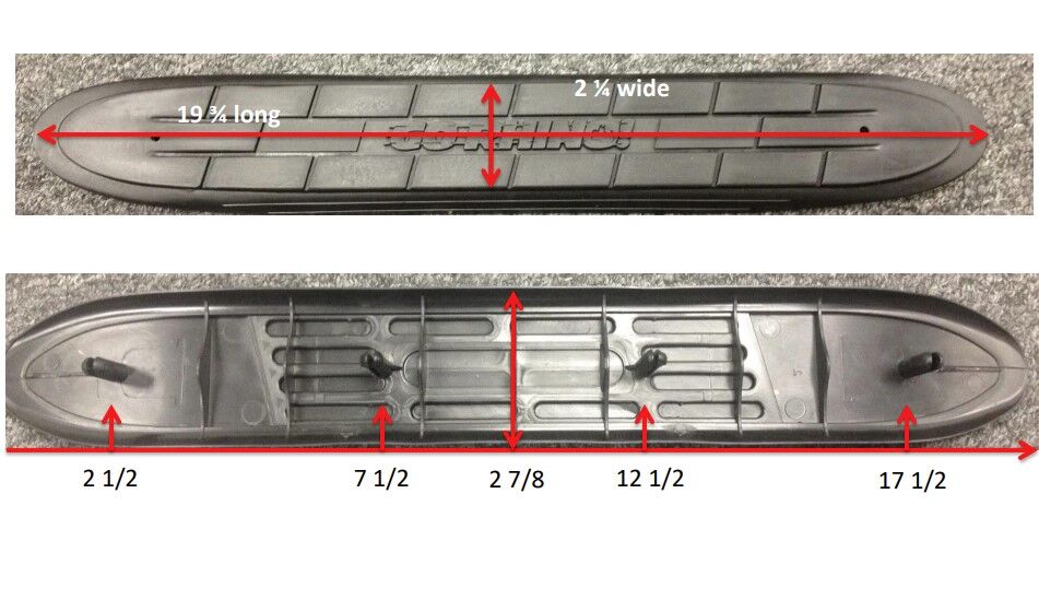 Go Rhino 4120B 4000 Series Side Steps with Mounting Brackets Kit for Select Ford F-150, Ford F-150 Heritage
