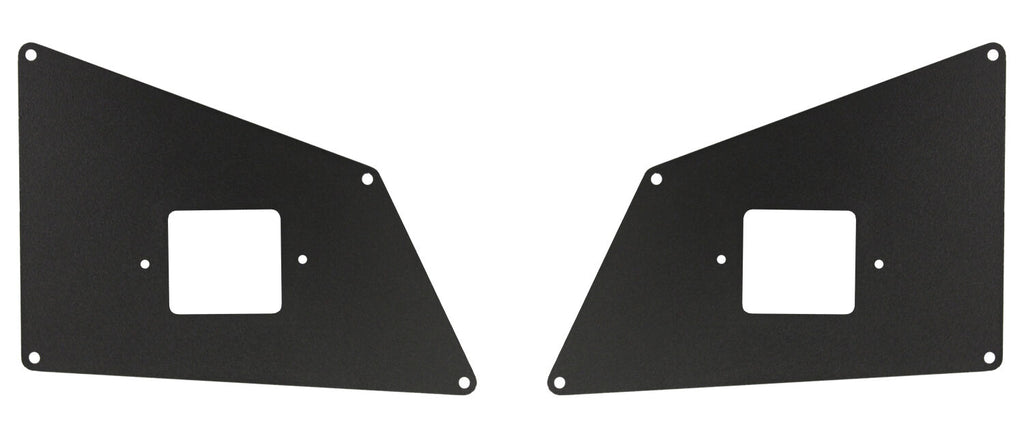 Go Rhino 243883T BR5 Front Light Plates (Ignite Light) for Select Toyota Tacoma