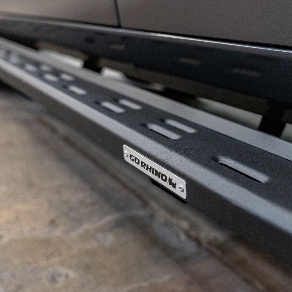 Go Rhino 69643973SPC RB30 Slim Line Running Boards with Brackets Kit for Select Toyota Sequoia