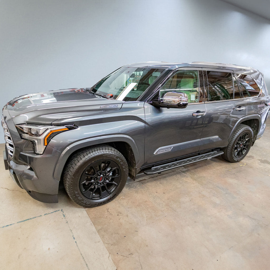 Go Rhino 69643973SPC RB30 Slim Line Running Boards with Brackets Kit for Select Toyota Sequoia