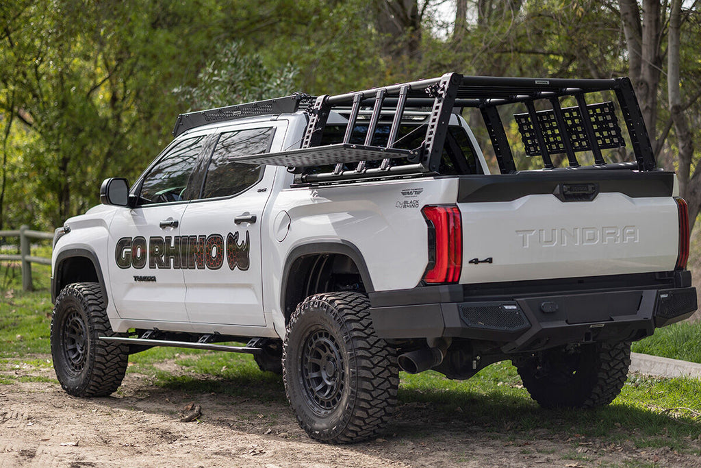 Go Rhino 5950115T XRS Accessory Gear Table - Full-Sized Truck for Select Chevrolet Silverado 1500, Ford F-150, GMC Sierra 1500, Ram 1500, Toyota Tundra