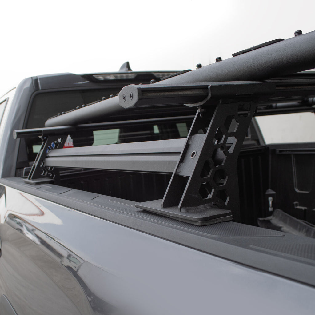 Go Rhino 5935000T XRS Cross Bars - Truck Bed Rail Kit for Mid-Sized Trucks without Tonneau Covers for Select Chevrolet Colorado, Ford Maverick, Ford Ranger, GMC Canyon, Jeep Gladiator, Nissan Frontier, Toyota Tacoma