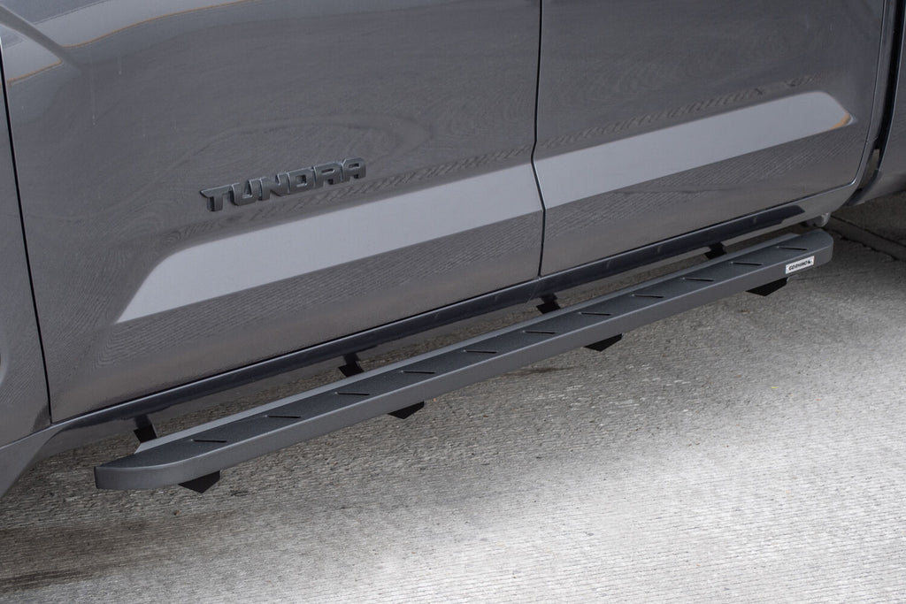 Go Rhino 63443687SPC RB10 Slim Line Running Boards with Mounting Brackets Kit- Crew Max for Select Toyota Tundra