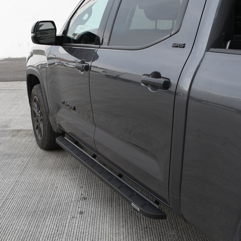 Go Rhino 63443687SPC RB10 Slim Line Running Boards with Mounting Brackets Kit- Crew Max for Select Toyota Tundra