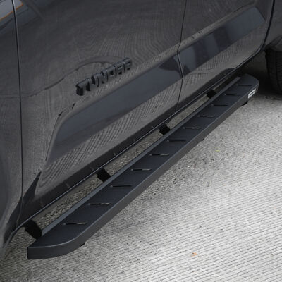 Go Rhino 63443687SPC RB10 Slim Line Running Boards with Mounting Brackets Kit- Crew Max for Select Toyota Tundra