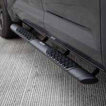 Load image into Gallery viewer, Go Rhino V3443687T V-Series V3 Aluminum Side Steps with Mounting Brackets Kit - TextBlack -Crew Max for Select Toyota Tundra