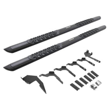 Load image into Gallery viewer, Go Rhino V3306880T V-Series V3 Aluminum Side Steps and Mounting Brackets Kit - Textured Black for Select Ford Ranger