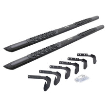 Load image into Gallery viewer, Go Rhino V3417680T V-Series V3 Aluminum Side Steps and Mounting Brackets Kit - Textured Black for Select Ford F-250 Super Duty, Ford F-350 Super Duty