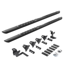 Load image into Gallery viewer, Go Rhino V3450568T V-Series V3 Aluminum Side Steps and Mounting Brackets Kit - Textured Black for Select Jeep Wrangler, Jeep Wrangler JK