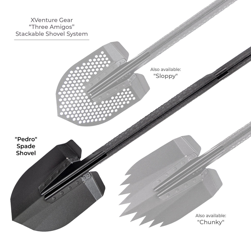 Go Rhino XG-RS50010T Xventure Gear - Stackable Recovery Spade Shovel