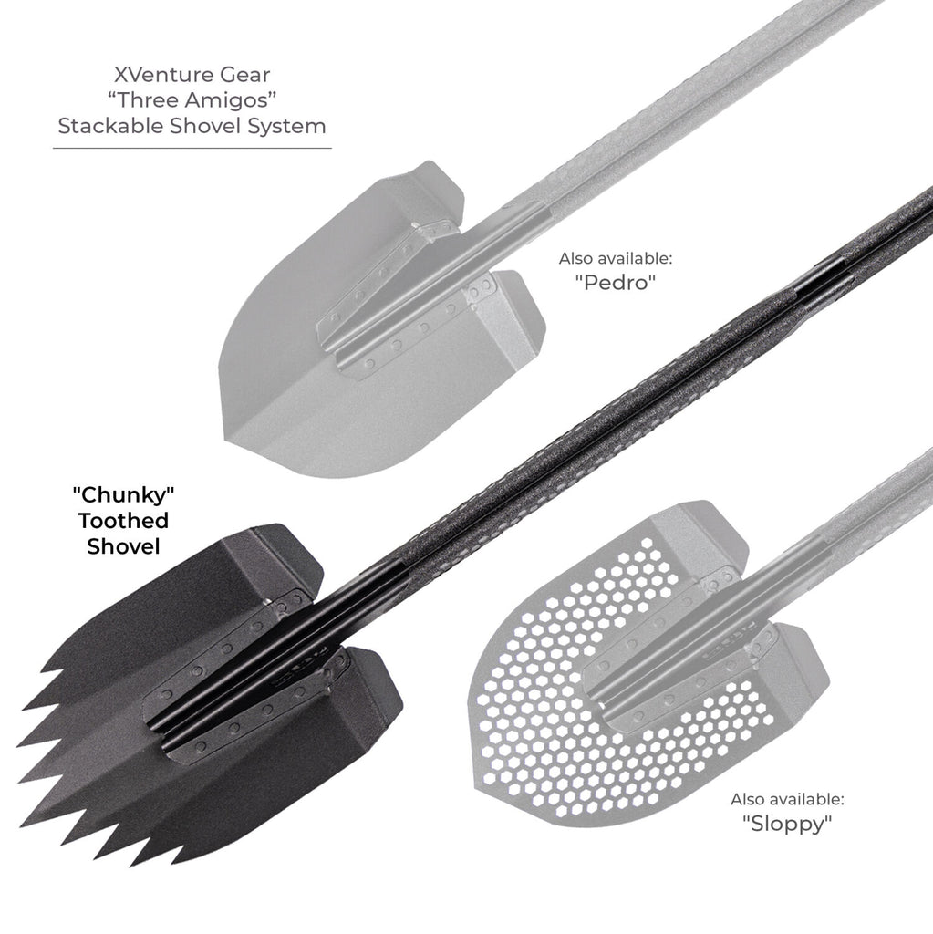 Go Rhino XG-RS50020T Xventure Gear - Stackable Sharktooth Shovel