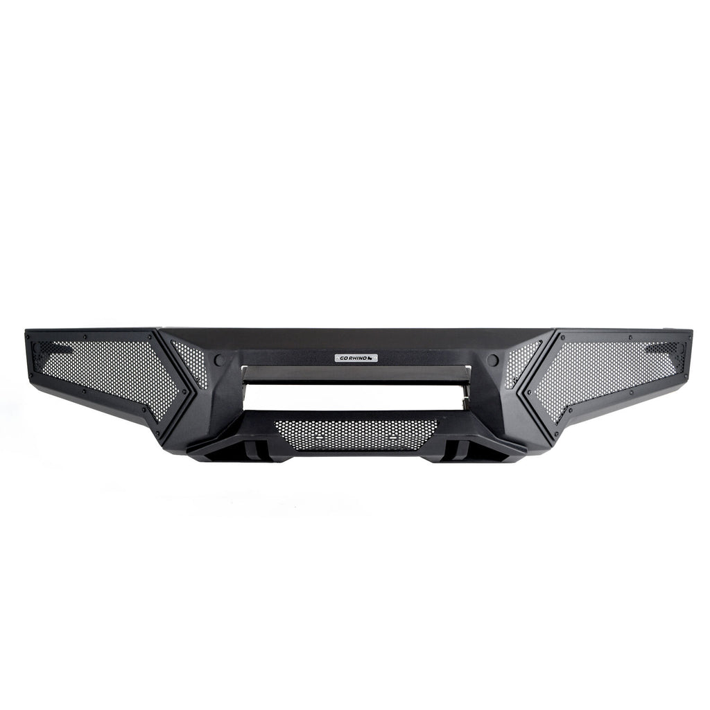 Go Rhino 341301T Element Front Bumper with Power Actuated Hide-Away Light Bar Mount for Select Ram