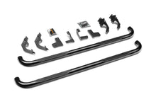 Load image into Gallery viewer, Go Rhino 4155B 4000 Series Side Steps with Mounting Brackets Kit - Black Powder Coat for Select Ford F-150, Ford F-250 Super Duty, Ford F-350 Super Duty