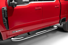 Load image into Gallery viewer, Go Rhino 4155PS 4000 Series Side Steps with Mounting Brackets Kit - Polished Stainless Steel for Select Ford F-150, Ford F-250 Super Duty, Ford F-350 Super Duty