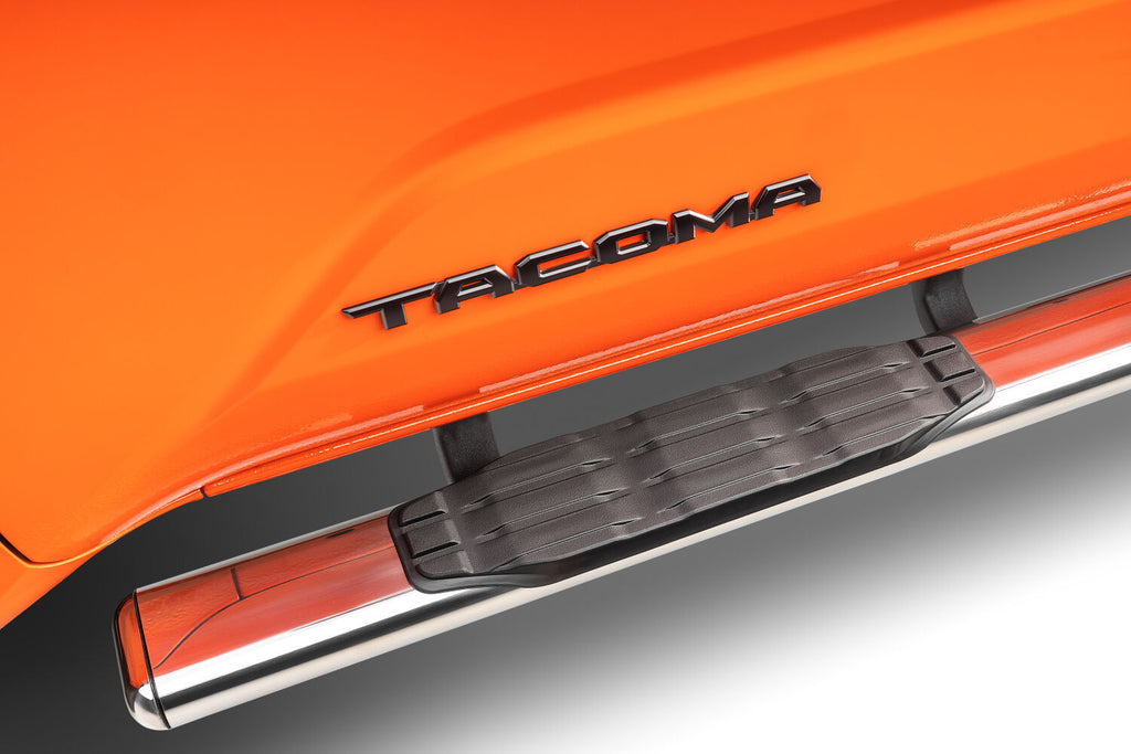 Go Rhino 105443280PS 5" 1000 Series Side Steps with Mounting Brackets Kit for Select Toyota Tacoma