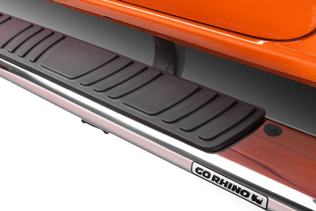 Go Rhino 685443280PS 5" OE Xtreme Low Profile Side Steps with Mounting Brackets Kit for Select Toyota Tacoma
