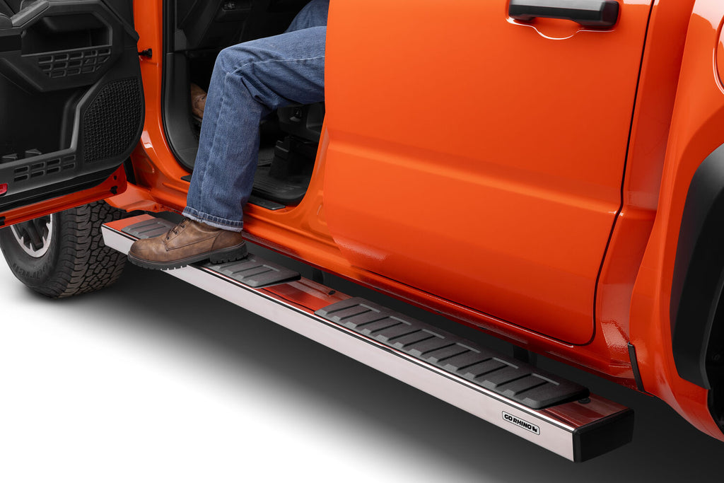 Go Rhino 6862443280PS 6" OE Xtreme II Side Steps with Mounting Brackets Kit for Select Toyota Tacoma