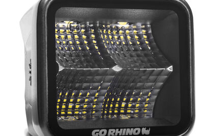 Go Rhino 750200321FCS Blackout Series - CUBEIT 2x2 LED Cube Flood Lights, Pair