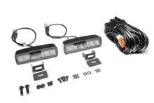 Load image into Gallery viewer, Go Rhino 750600622FBS Blackout Combo Series - SIXLINE 6-LED Flood Light Pods, Pair, w/Amber LEDs