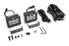 Load image into Gallery viewer, Go Rhino 753003023FBS Bright Series - 4x3 Rectangular LED Flood Lights, Pair
