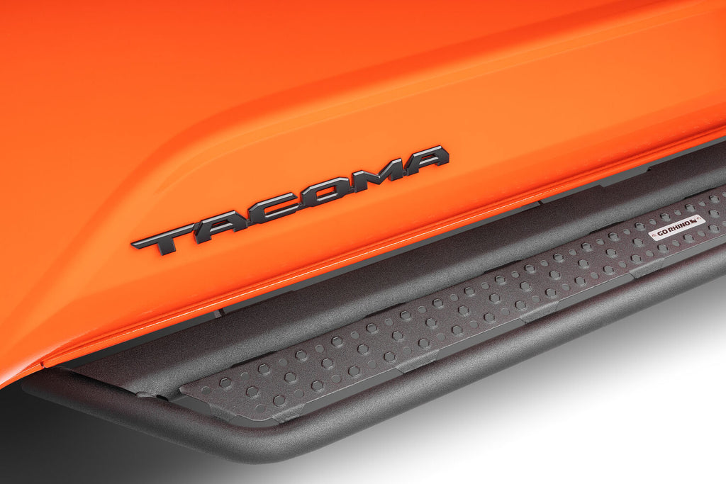 Go Rhino D64434T Dominator Xtreme D6 Side Steps with Rocker Panel Mounting Kit for Select Toyota Tacoma