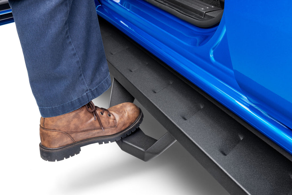 Go Rhino 6303688020PC RB10 Running Boards with Mounting Brackets, 2 Pairs Drop Steps Kit for Select Ford Ranger