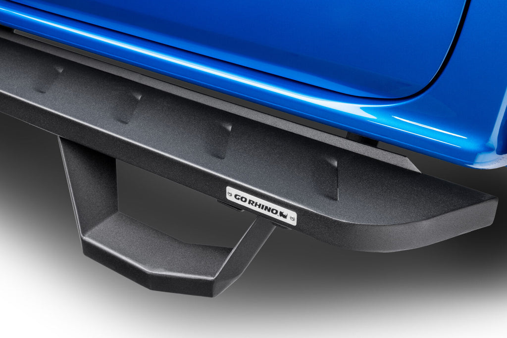 Go Rhino 6303688020PC RB10 Running Boards with Mounting Brackets, 2 Pairs Drop Steps Kit for Select Ford Ranger