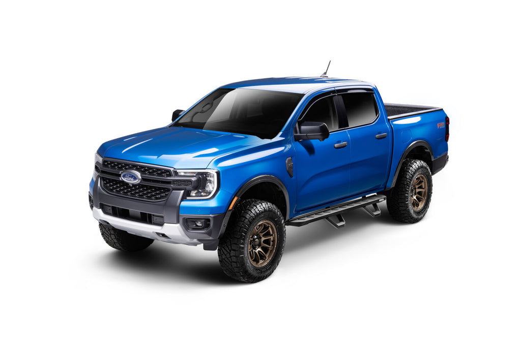 Go Rhino 6303688020PC RB10 Running Boards with Mounting Brackets, 2 Pairs Drop Steps Kit for Select Ford Ranger