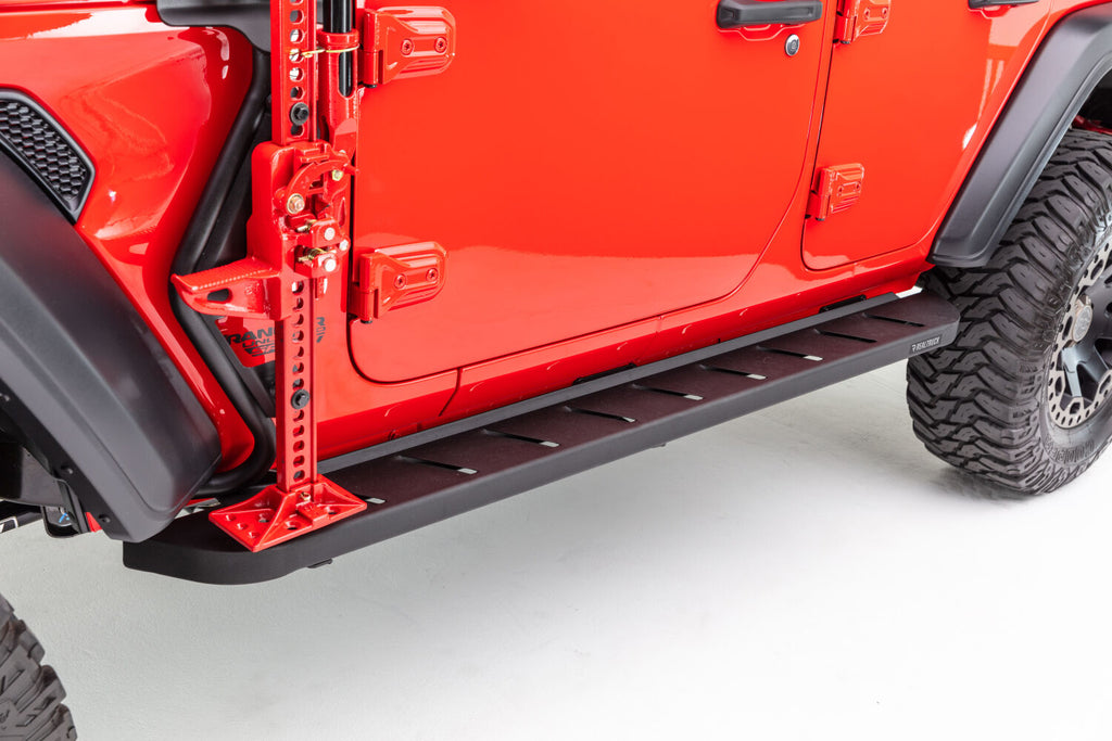Go Rhino 63450673PC RB10 Running Boards with Mounting Brackets Kit for Select Jeep Wrangler