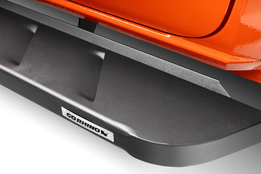 Go Rhino 63412973PC RB10 Running Boards with Mounting Brackets Kit for Select Ford Bronco