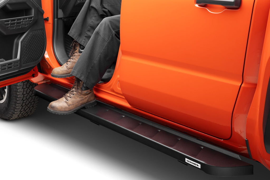 Go Rhino 63443268PC RB10 Running Boards with Mounting Brackets Kit for Select Toyota Tacoma