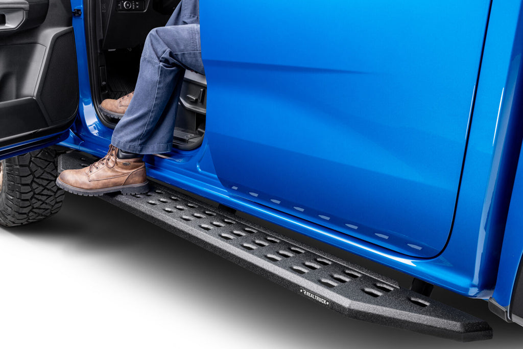 Go Rhino 69036880T RB20 Running Boards with Mounting Brackets Kit for Select Ford Ranger