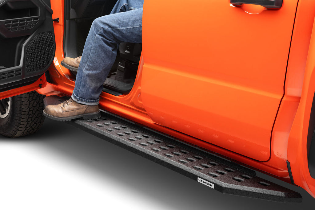Go Rhino 69442768T RB20 Running Boards with Mounting Brackets Kit for Select Toyota 4Runner