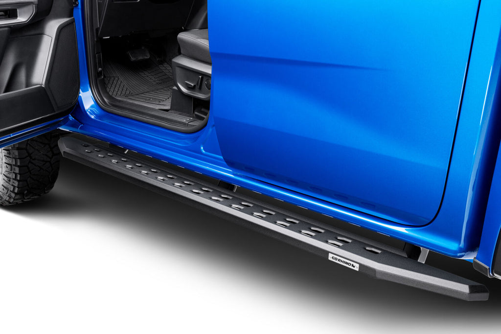 Go Rhino 69036880SPC RB20 Slim Line Running Boards with Mounting Brackets Kit for Select Ford Ranger