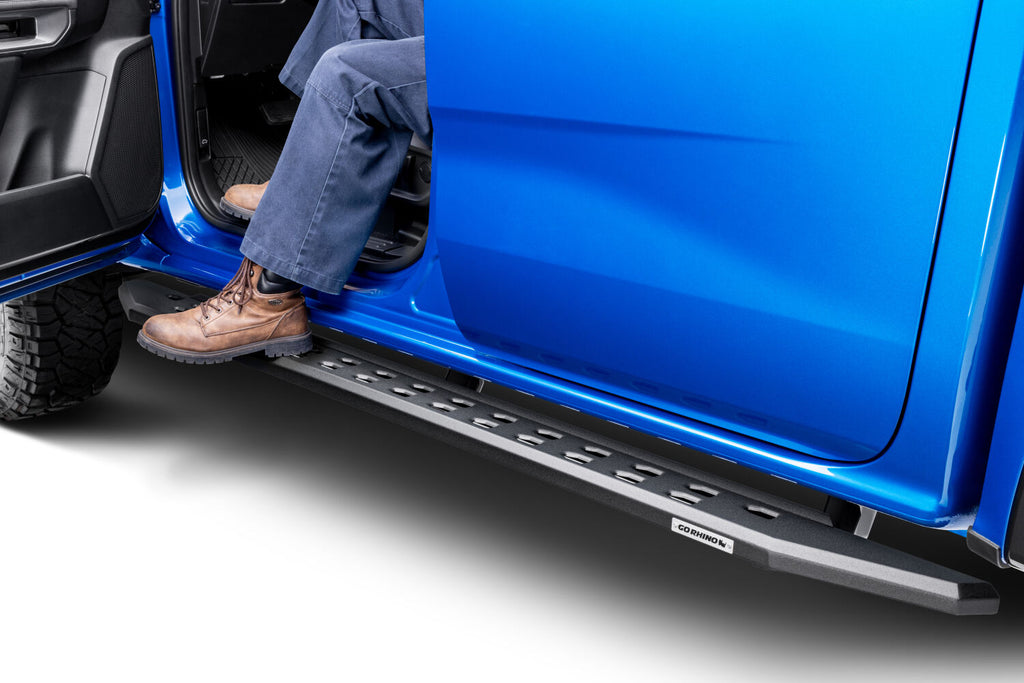 Go Rhino 69036880SPC RB20 Slim Line Running Boards with Mounting Brackets Kit for Select Ford Ranger