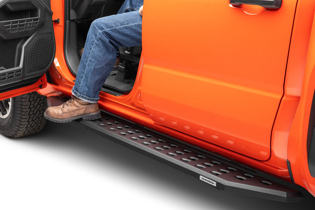 Go Rhino 69442768PC RB20 Running Boards with Mounting Brackets Kit for Select Toyota 4Runner