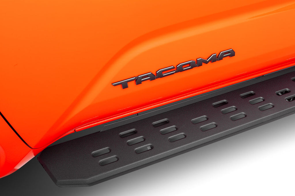 Go Rhino 69643280PC RB30 Running Boards with Mounting Bracket Kit - Double Cab Only for Select Toyota Tacoma