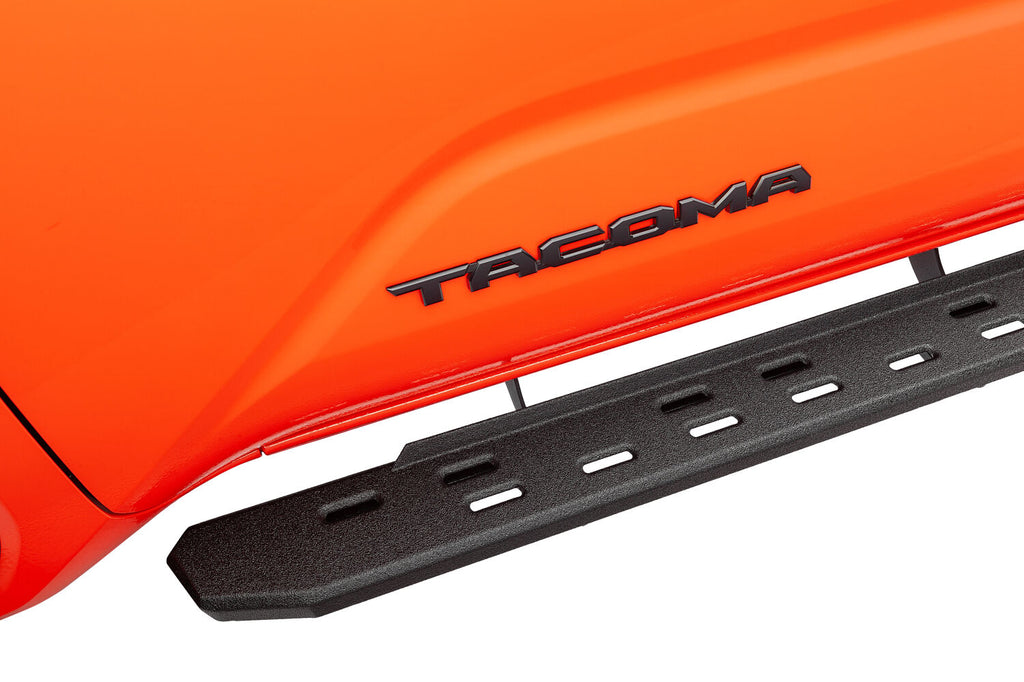 Go Rhino 69643280ST RB30 Slim Line Running Boards with Mounting Bracket Kit - Double Cab Only for Select Toyota Tacoma