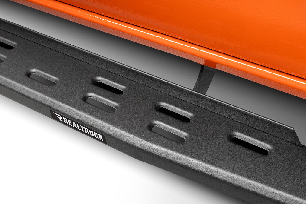 Go Rhino 69643280SPC RB30 Slim Line Running Boards with Mounting Bracket Kit - Double Cab Only for Select Toyota Tacoma