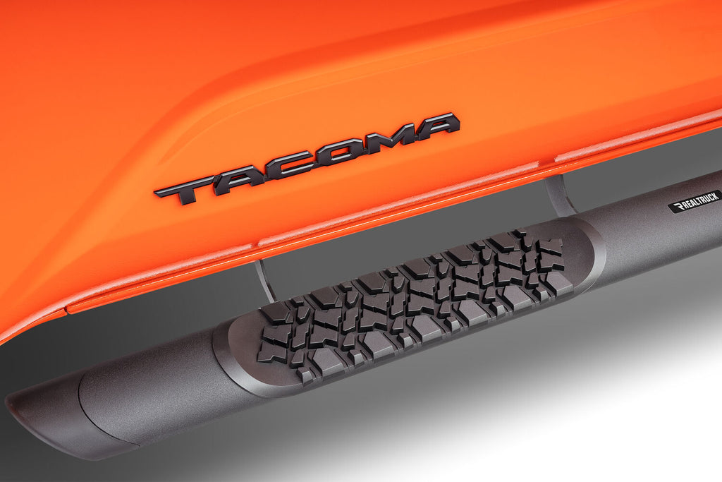 Go Rhino V3443280T V-Series V3 Aluminum Side Steps and Mounting Brackets Kit for Select Toyota Tacoma
