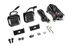Load image into Gallery viewer, Go Rhino 750700321FCS Blackout Series - SIDELINE 4x3 LED Cube Flood Lights, Pair
