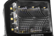 Load image into Gallery viewer, Go Rhino 750700321FCS Blackout Series - SIDELINE 4x3 LED Cube Flood Lights, Pair