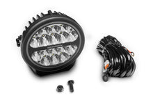 Load image into Gallery viewer, Go Rhino 750800711DRS Blackout Series - MAXROUND 7" LED Driving Light with Daytime Running Lights