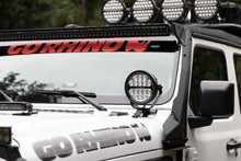 Load image into Gallery viewer, Go Rhino 750800711SRS Blackout Series - MAXROUND 7" LED Spot Light with Daytime Running Lights