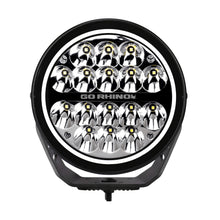 Load image into Gallery viewer, Go Rhino 750800711SRS Blackout Series - MAXROUND 7" LED Spot Light with Daytime Running Lights