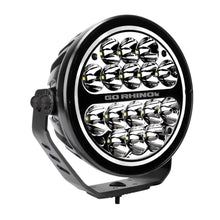 Load image into Gallery viewer, Go Rhino 750800711SRS Blackout Series - MAXROUND 7" LED Spot Light with Daytime Running Lights