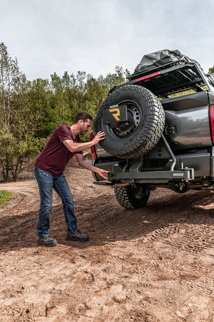 Go Rhino HC200T Swing-A-Way 2" Hitch Mounted Tire Carrier